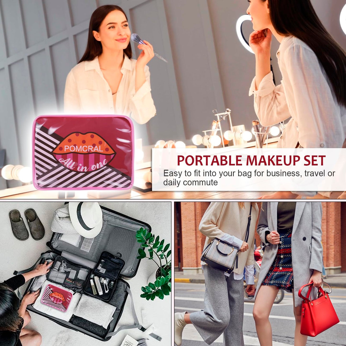 Makeup Kit For Girls,Full Makeup Set For Wonmen Includes 40 Colors Eyeshadow Palette Lip Gloss