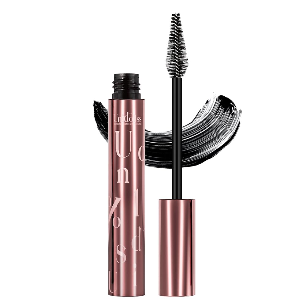 Unidollss Tubing Mascara Volume and Length Black Lengthening Long Lasting All Day, No Smudging, No Clumping, Washable Voluminous Tubing Mascara for 30+ Women, Gluten-free Safe for Sensitive Eyes