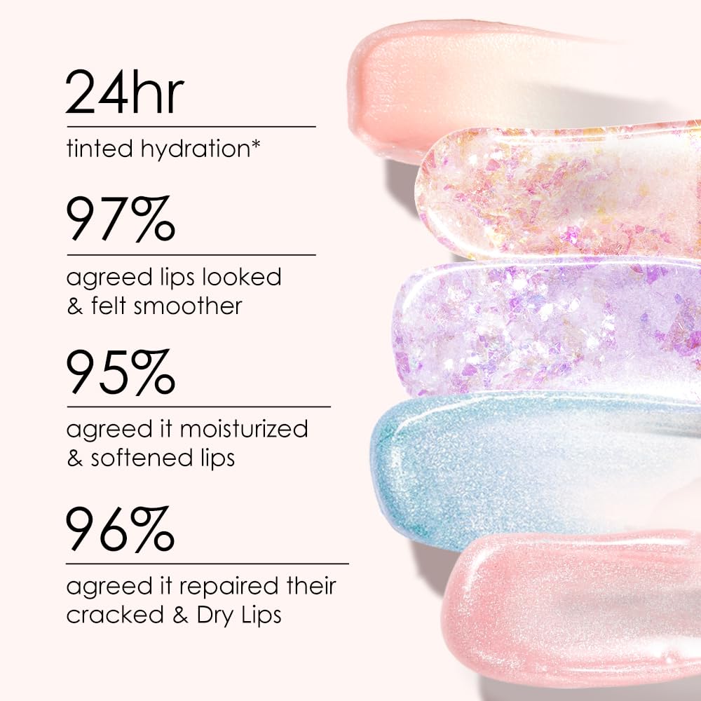 CATKIN Lip Balm Tinted Color Changing Lipstick Ultra Hydrating Lip Moistrurizer Chapstick with Vitamin E Nourishing For Cracked & Dry Lips 0.12 oz C07 Amethyst