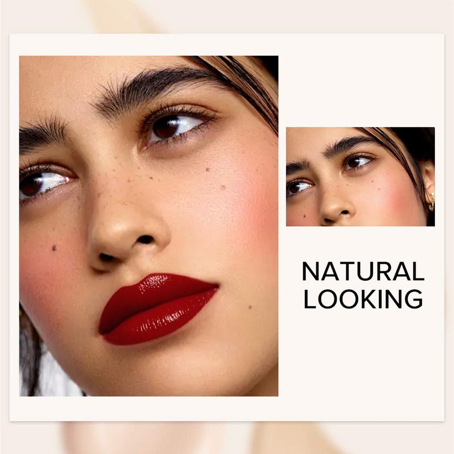 Eakroo 6 Colors Lip Tint Stain Mini Liquid Lipstick, Korean Lip Gloss Moisturizing Natural, Multi-Use Lip and Cheek Tint