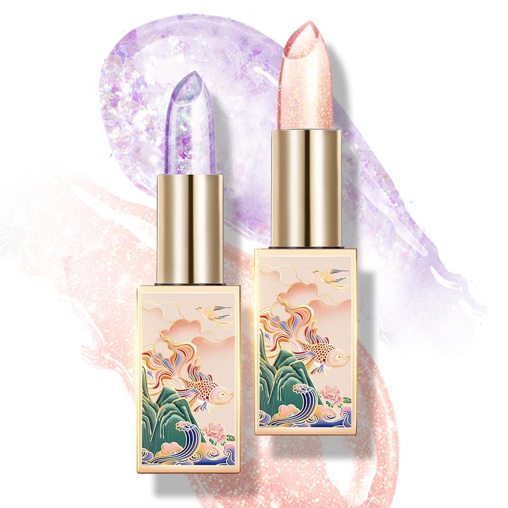 CATKIN Lip Balm Tinted Color Changing Lipstick Ultra Hydrating Lip Moistrurizer Chapstick with Vitamin E Nourishing For Cracked & Dry Lips 0.12 oz C07 Amethyst