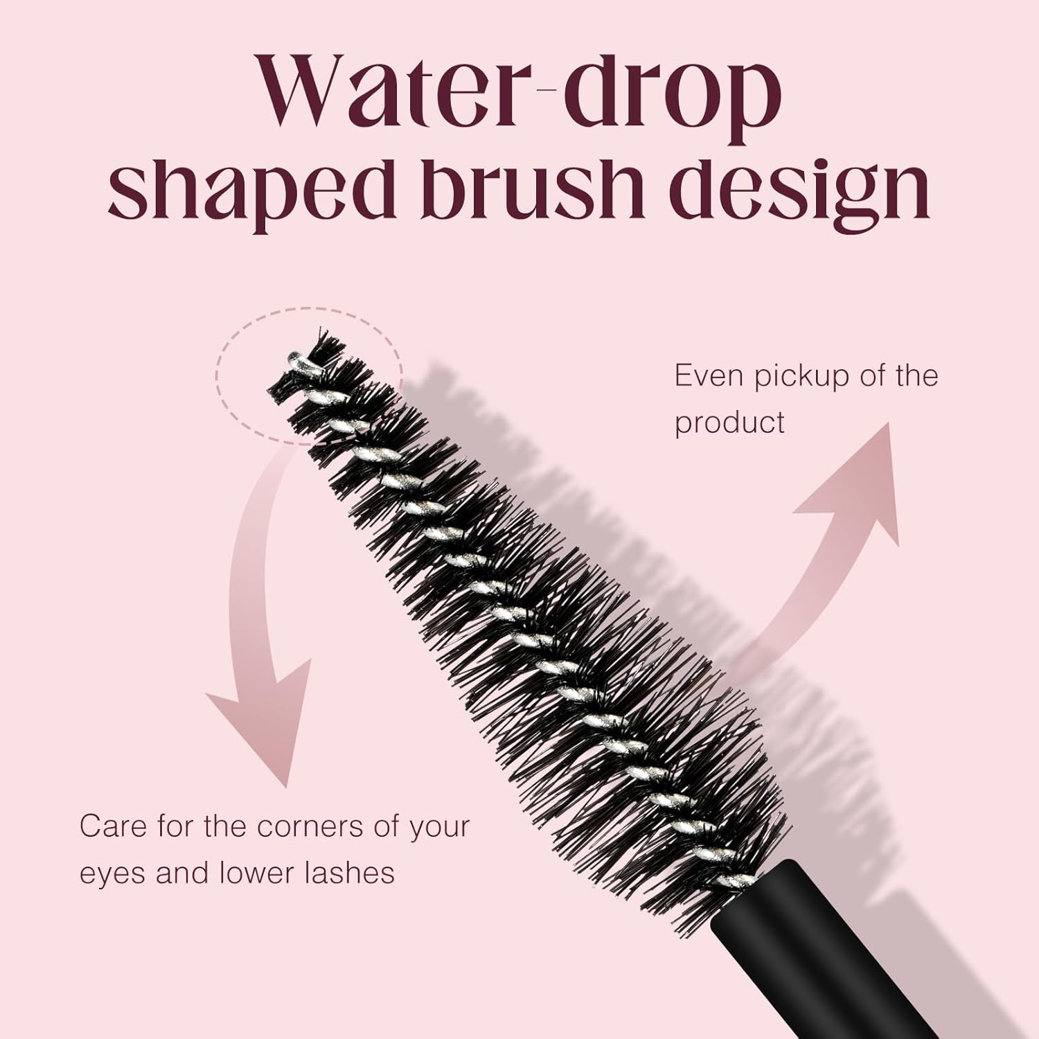 Unidollss Tubing Mascara Volume and Length Black Lengthening Long Lasting All Day, No Smudging, No Clumping, Washable Voluminous Tubing Mascara for 30+ Women, Gluten-free Safe for Sensitive Eyes