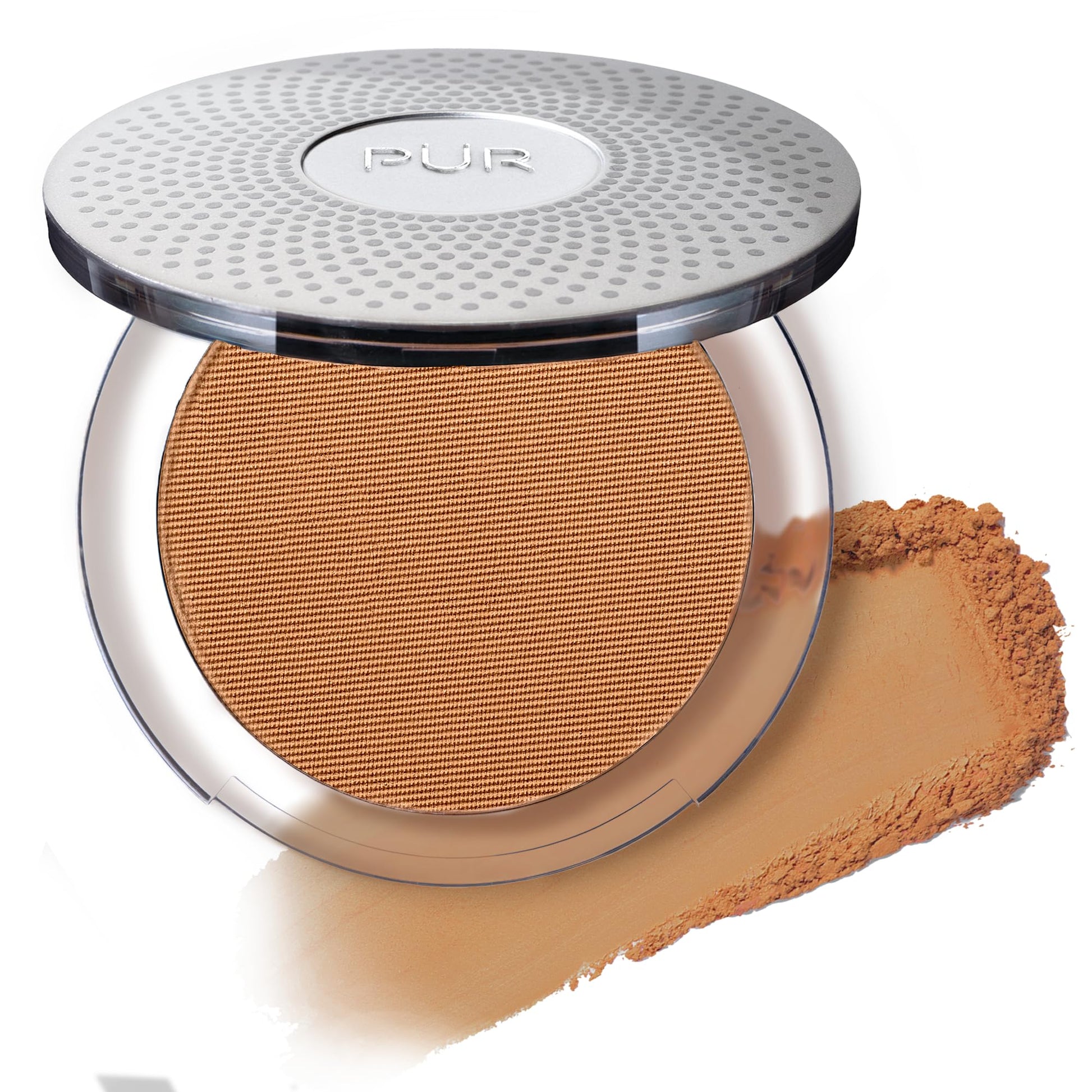 PÜR Beauty 4-in-1 Pressed Mineral Makeup SPF 15 Powder Foundation with Concealer & Finishing Powder- Medium to Full Coverage Foundation- Mineral-Based Powder- Cruelty-Free & Vegan Friendly