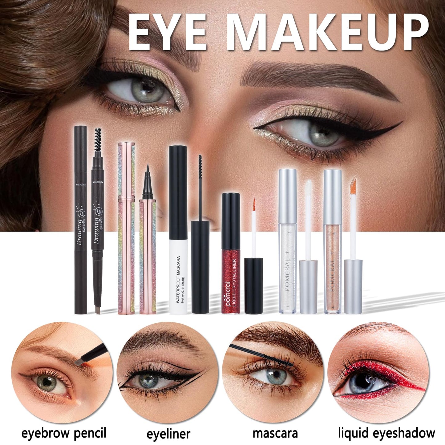 Makeup Kit For Girls,Full Makeup Set For Wonmen Includes 40 Colors Eyeshadow Palette Lip Gloss