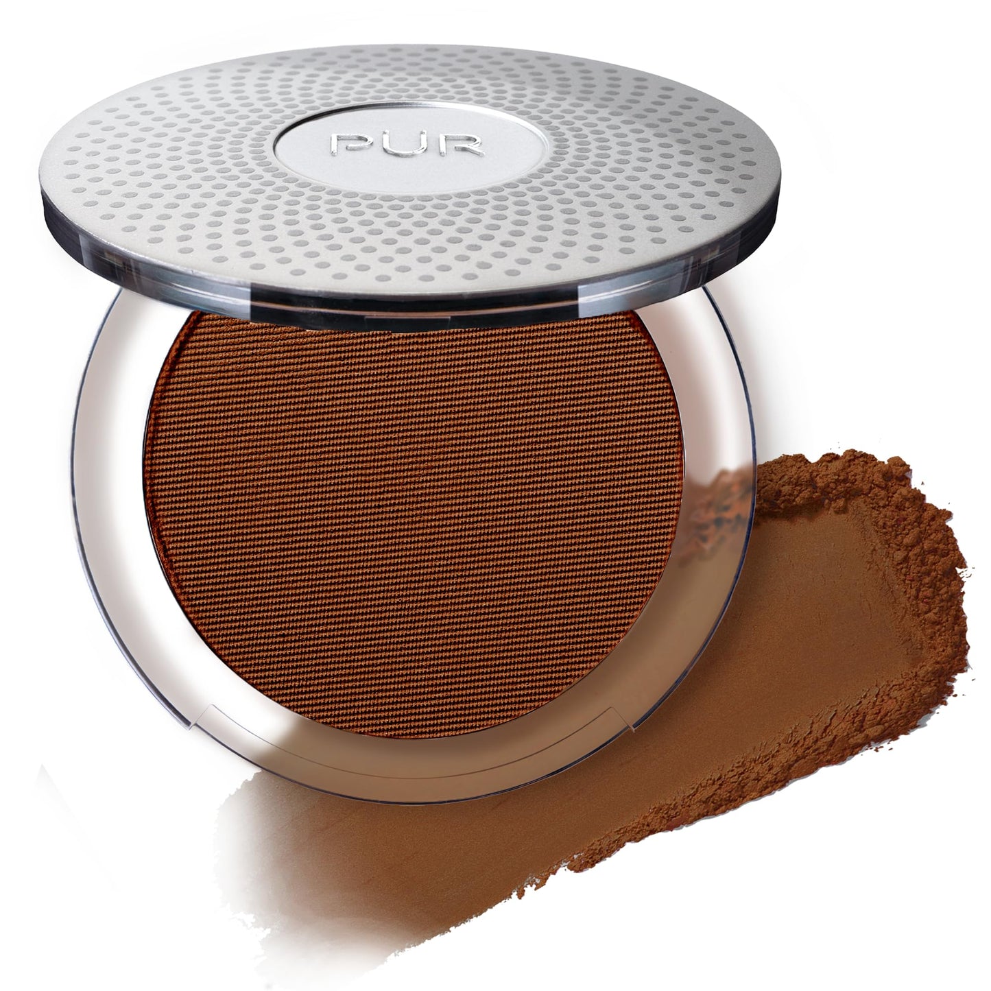 PÜR Beauty 4-in-1 Pressed Mineral Makeup SPF 15 Powder Foundation with Concealer & Finishing Powder- Medium to Full Coverage Foundation- Mineral-Based Powder- Cruelty-Free & Vegan Friendly