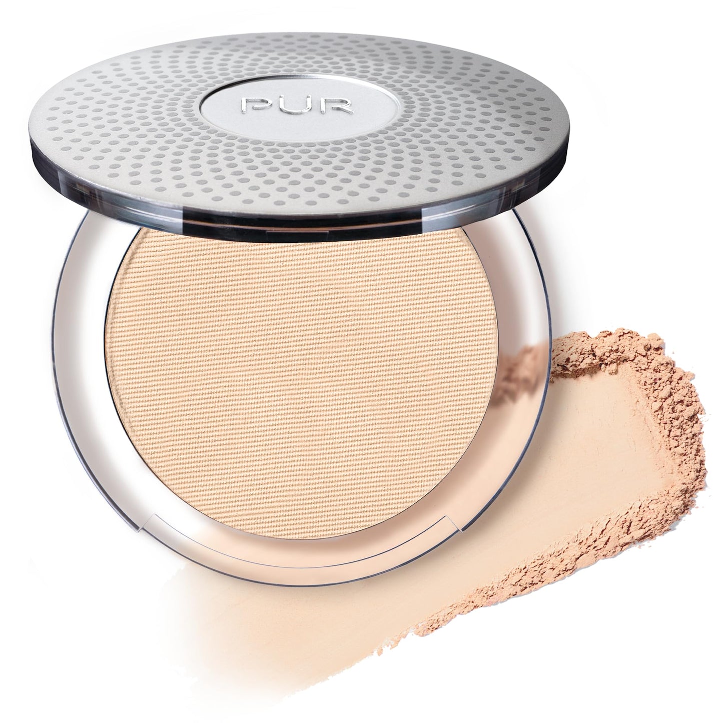 PÜR Beauty 4-in-1 Pressed Mineral Makeup SPF 15 Powder Foundation with Concealer & Finishing Powder- Medium to Full Coverage Foundation- Mineral-Based Powder- Cruelty-Free & Vegan Friendly
